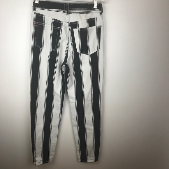 BDG URBAN OUTFITTERS Mom STRIPPED JEANS SI… - Picture 2 of 7